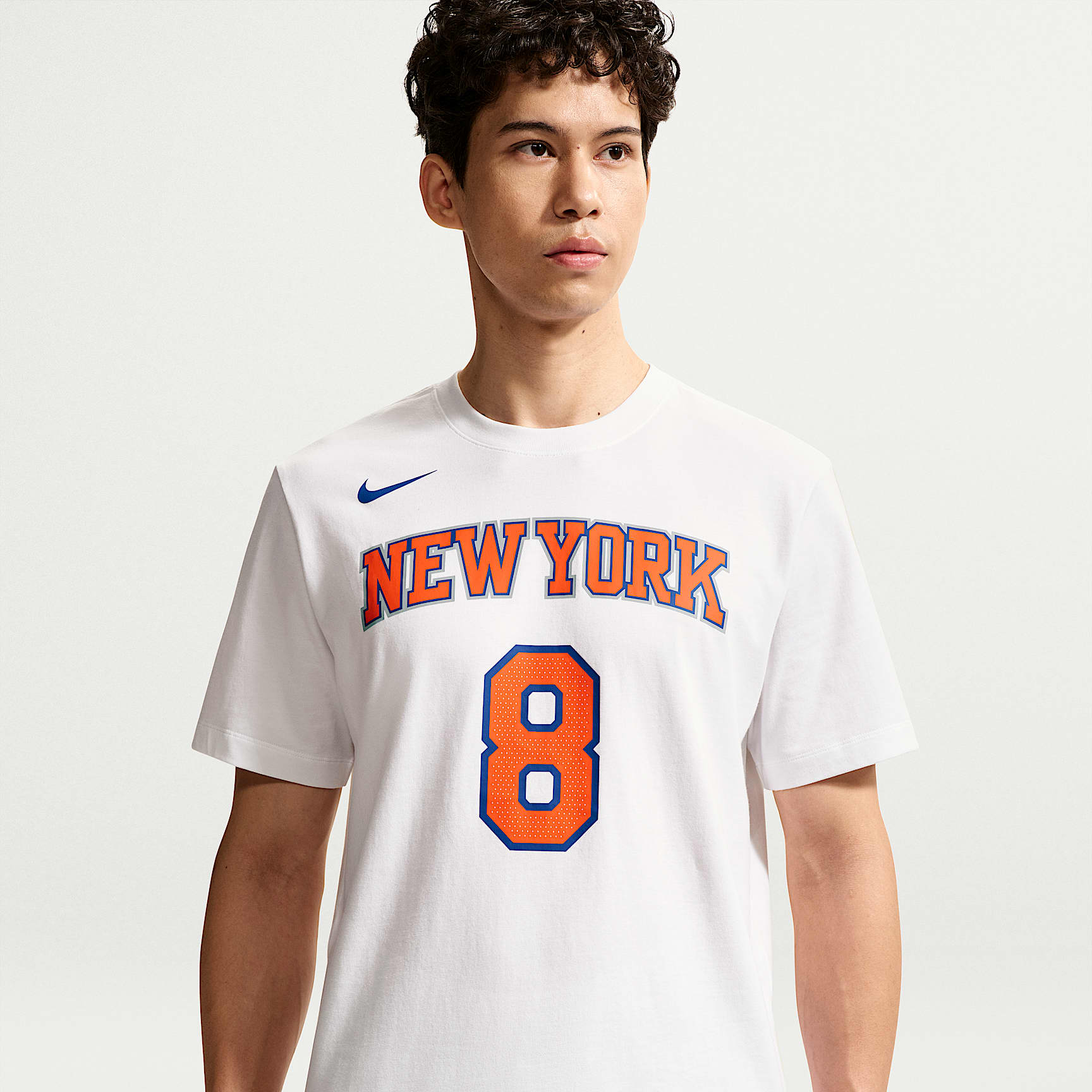 NIKE×NBA NEW YORK KNICKS LOOSE FIT Tee Reviews: New York Knicks Men's Nike NBA T-Shirt. Nike.com